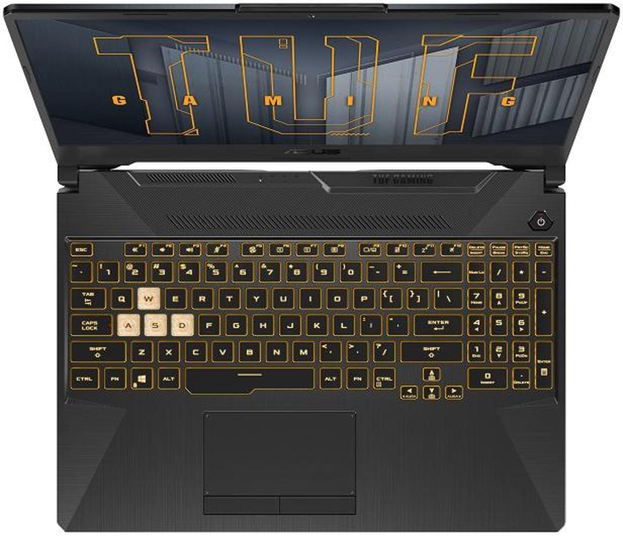 Alt view image 4 of 17 - ASUS TUF Gaming F15 Gaming Laptop, 15.6" 144Hz FHD IPS-Type Display, Intel Core i5-11400H Processor, GeForce RTX 3050, 8GB DDR4 RAM, 512GB PCIe SSD, Wi-Fi 6, Windows 11 Home, FX506HC-UB51