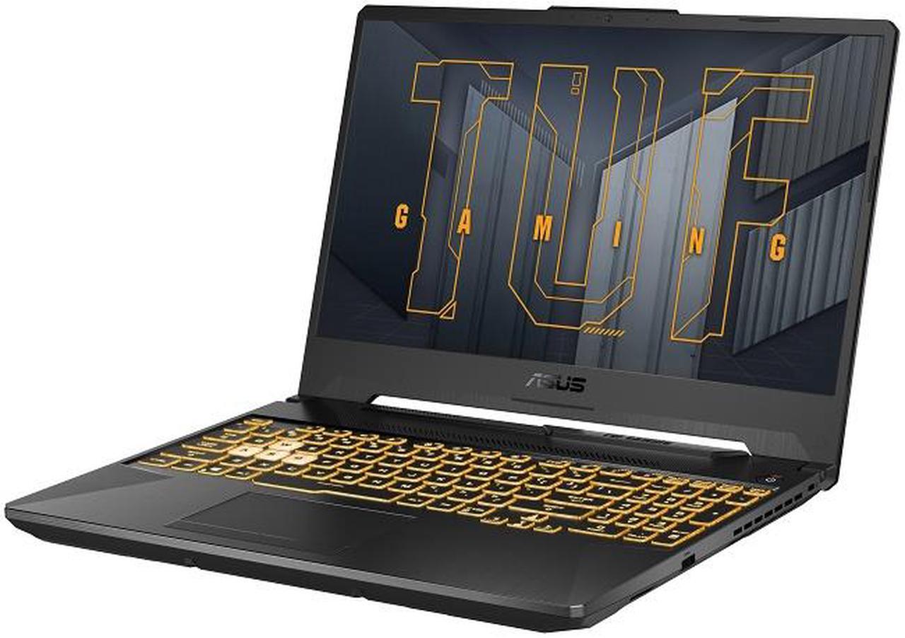 Alt view image 3 of 17 - ASUS TUF Gaming F15 Gaming Laptop, 15.6" 144Hz FHD IPS-Type Display, Intel Core i5-11400H Processor, GeForce RTX 3050, 8GB DDR4 RAM, 512GB PCIe SSD, Wi-Fi 6, Windows 11 Home, FX506HC-UB51
