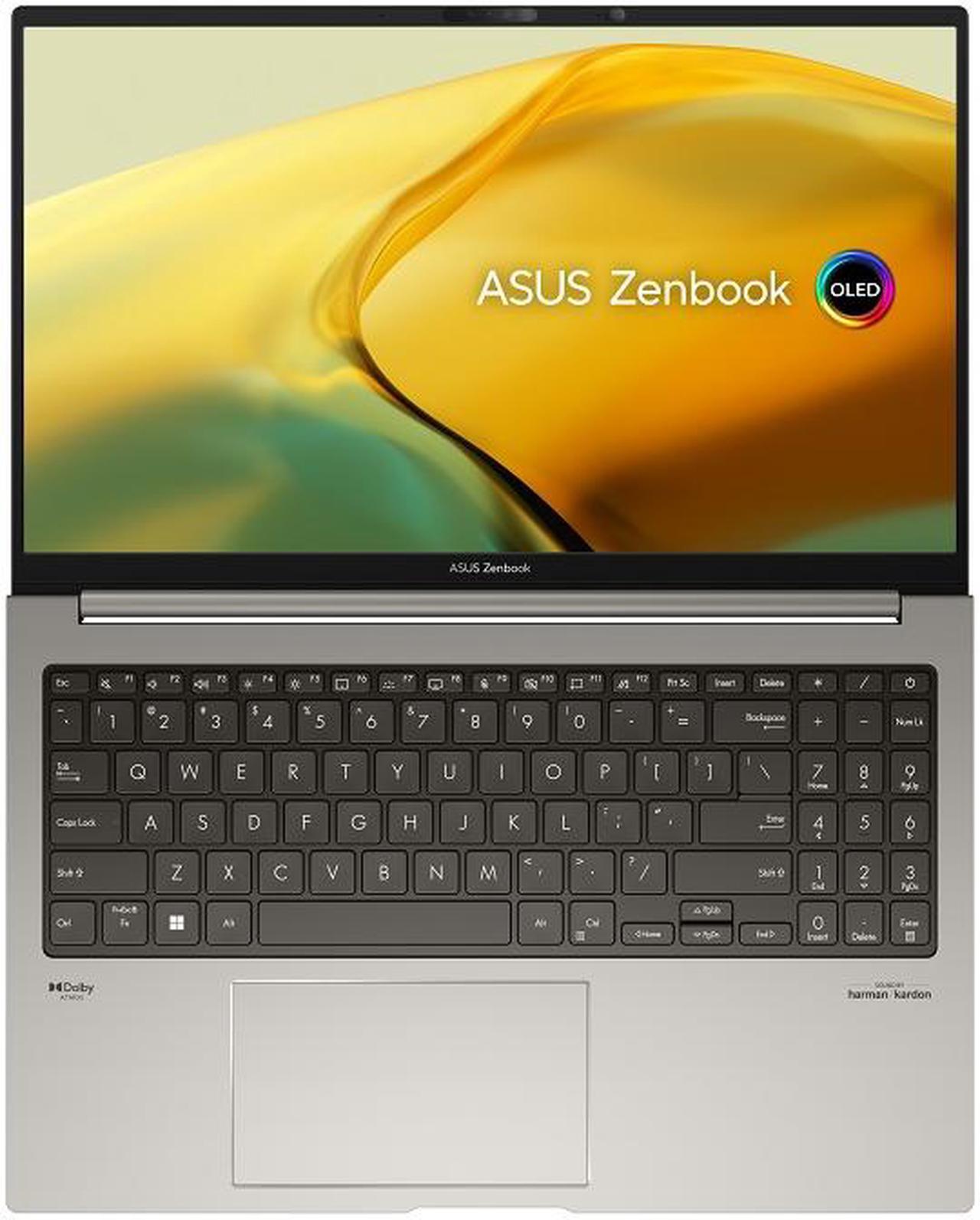 Alt view image 7 of 11 - ASUS Zenbook 15 OLED laptop, 15.6" OLED 2.8K Display, AMD Ryzen 7 7735U CPU, AMD Radeon 680M, 32GB RAM, 1TB SSD, Windows 11 Home, Basalt Grey, UM3504DA-DS76