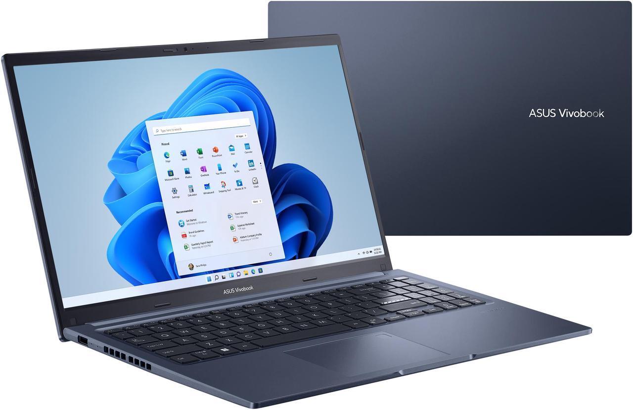 Alt view image 5 of 6 - ASUS Vivobook 15 Slim Laptop, 15.6” FHD Display, Intel Core i5-12500H CPU, Intel Iris Xe graphics, 16GB RAM, 512GB SSD, Windows 11 Home, Quiet Blue, F1502ZA-NB54