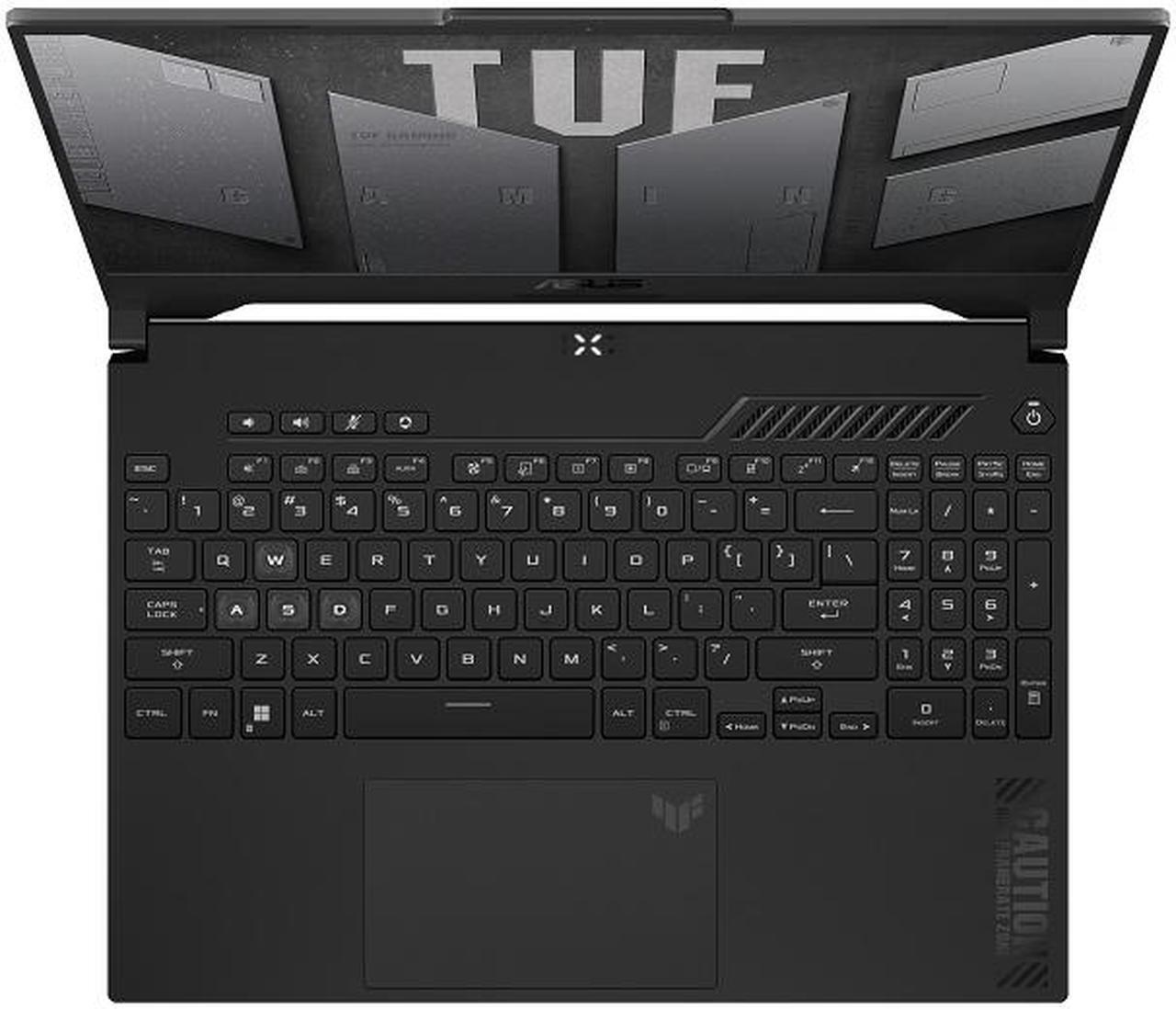 Alt view image 5 of 20 - ASUS TUF Gaming F15 (2023) Gaming Laptop, 15.6" FHD 144Hz, 100% sRGB Display, GeForce RTX 4050, Intel Core i5-13500H, 16GB DDR4, 512GB PCIe SSD Gen 4, Wi-Fi 6, Windows 11, FX507VU-ES53