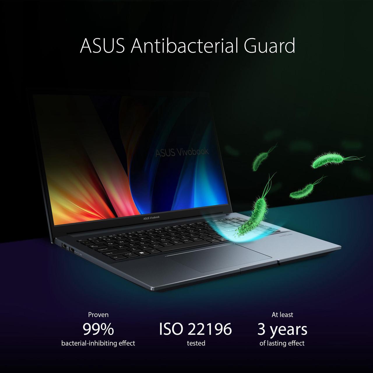 Alt view image 6 of 11 - ASUS Vivobook Pro 15 Laptop, 15.6” FHD Display, AMD Ryzen 9 7940HS Mobile CPU, NVIDIA GeForce RTX 4060 Laptop GPU, 32GB RAM, 1TB SSD, Windows 11 Home, Quiet Blue, M6500XV-EB96