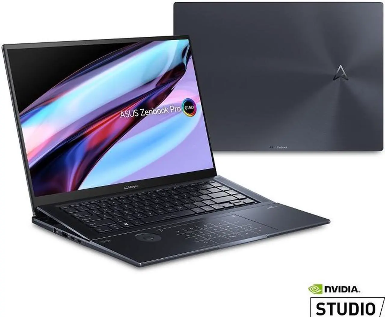 Alt view image 3 of 18 - ASUS Zenbook Pro 16X OLED 16” 4K OLED 16:10 Touch Display, Intel i9-13900H CPU, GeForce RTX 4070 Graphics, 32GB RAM, 1TB SSD, Windows 11 Home, Tech Black, UX7602VI-DH99T