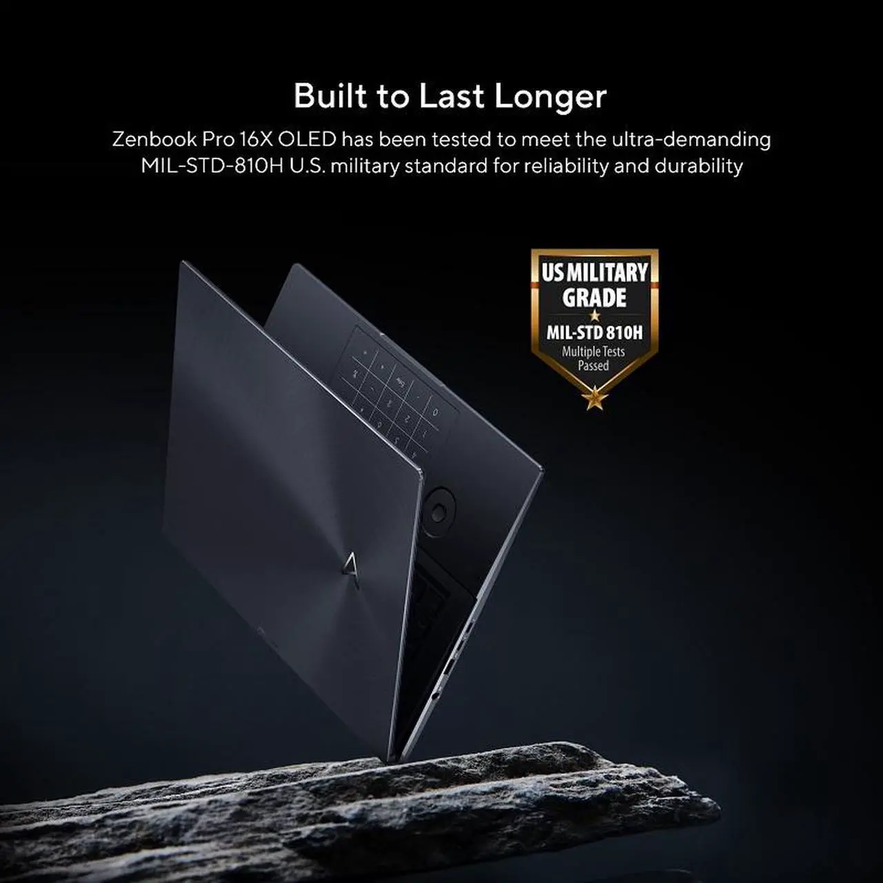 Alt view image 15 of 18 - ASUS Zenbook Pro 16X OLED 16” 4K OLED 16:10 Touch Display, Intel i9-13900H CPU, GeForce RTX 4070 Graphics, 32GB RAM, 1TB SSD, Windows 11 Home, Tech Black, UX7602VI-DH99T