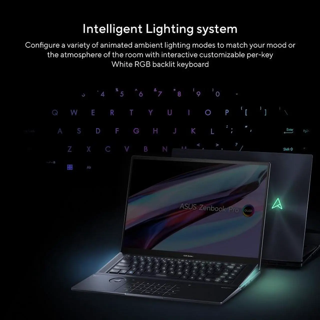 Alt view image 17 of 18 - ASUS Zenbook Pro 16X OLED 16” 4K OLED 16:10 Touch Display, Intel i9-13900H CPU, GeForce RTX 4070 Graphics, 32GB RAM, 1TB SSD, Windows 11 Home, Tech Black, UX7602VI-DH99T