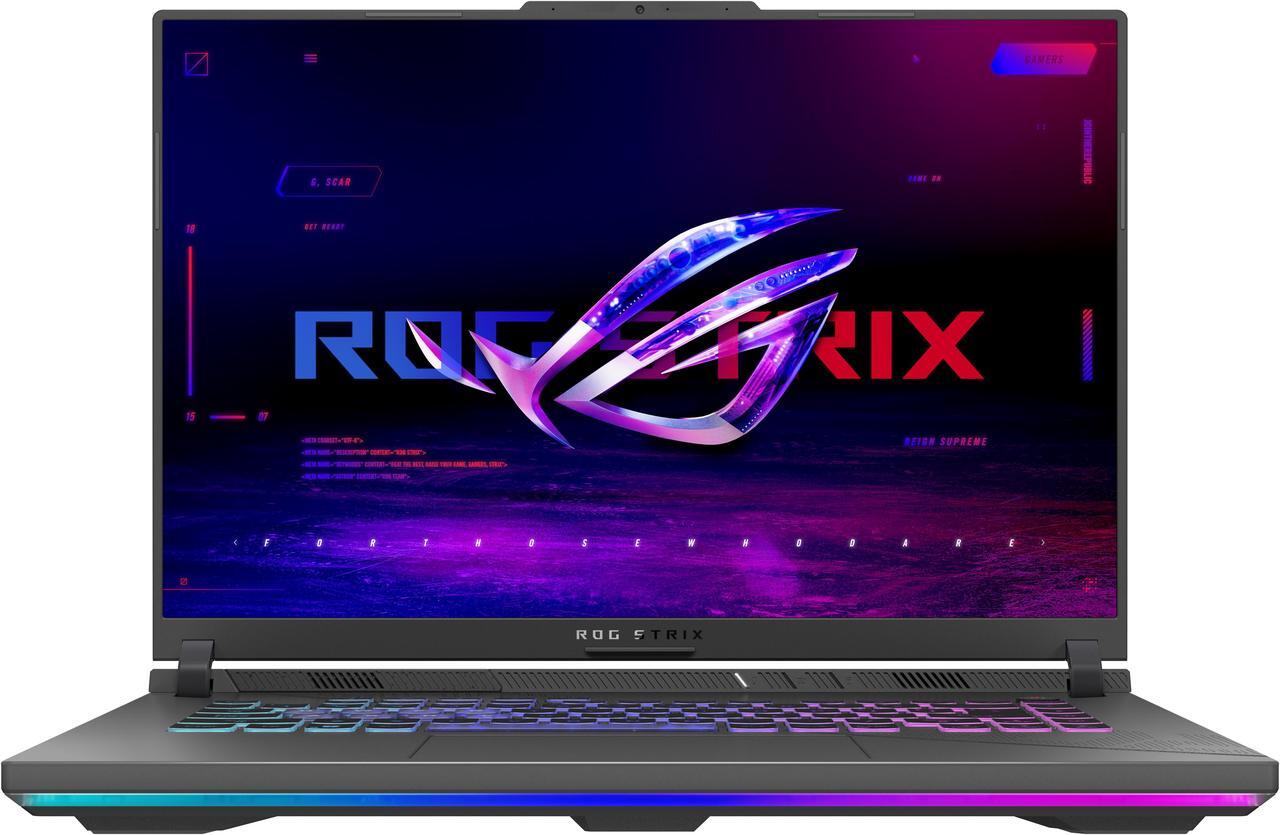 Alt view image 3 of 15 - ASUS ROG Strix G16 - 16" GeForce RTX 4060 Laptop GPU - Intel Core i9-14900HX  - 16GB Memory - 1 TB PCIe SSD - Windows 11 Home 64-bit - Gaming Laptop - 240 Hz IPS (G614JVR-ES94 )