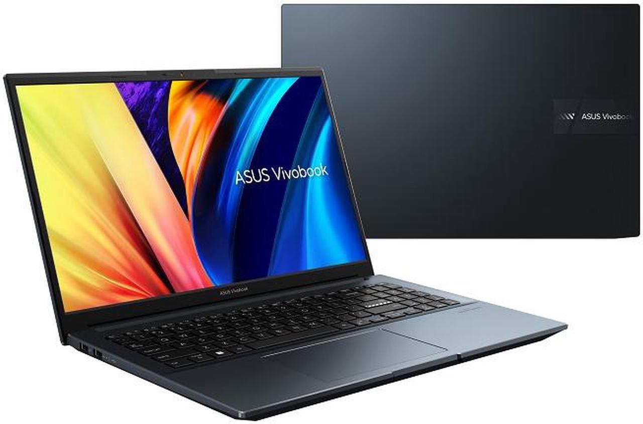 Alt view image 2 of 18 - ASUS Vivobook Pro 15 OLED Laptop, 15.6" UHD Display, AMD Ryzen 9 7940HS Mobile CPU, NVIDIA GeForce RTX 4060 Laptop GPU, 32GB RAM, 1TB SSD, Windows 11 Home, Quiet Blue, M6500XV-ES99