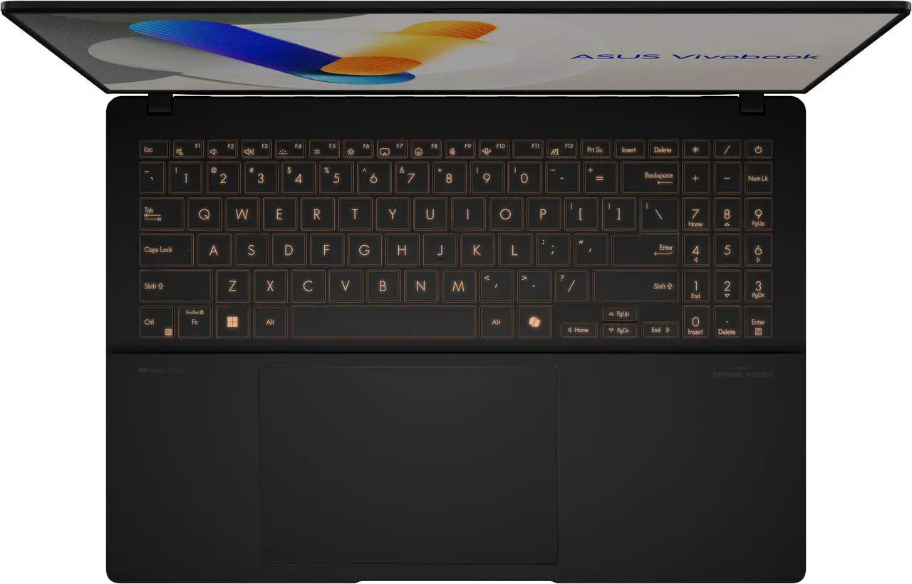 Alt view image 4 of 6 - ASUS Vivobook S 16 OLED Laptop, 16" 3.2K 120Hz Display, AMD Ryzen 9 8945HS, 16GB RAM, 1TB SSD, Windows 11 Home, Neutral Black, M5606UA-DS96