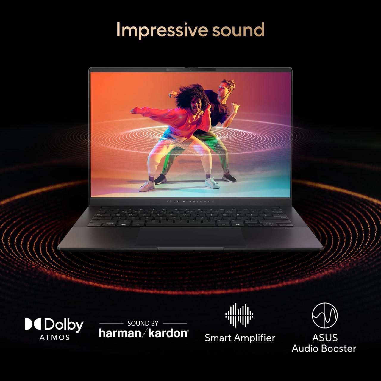 Alt view image 16 of 16 - ASUS Vivobook S 14" Copilot+ PC Laptop AMD Ryzen AI 9 365  24 GB LPDDR5X Memory 512 GB PCIe SSD AMD Radeon 880M Windows 11 Home 64-bit M5406WA-DS76