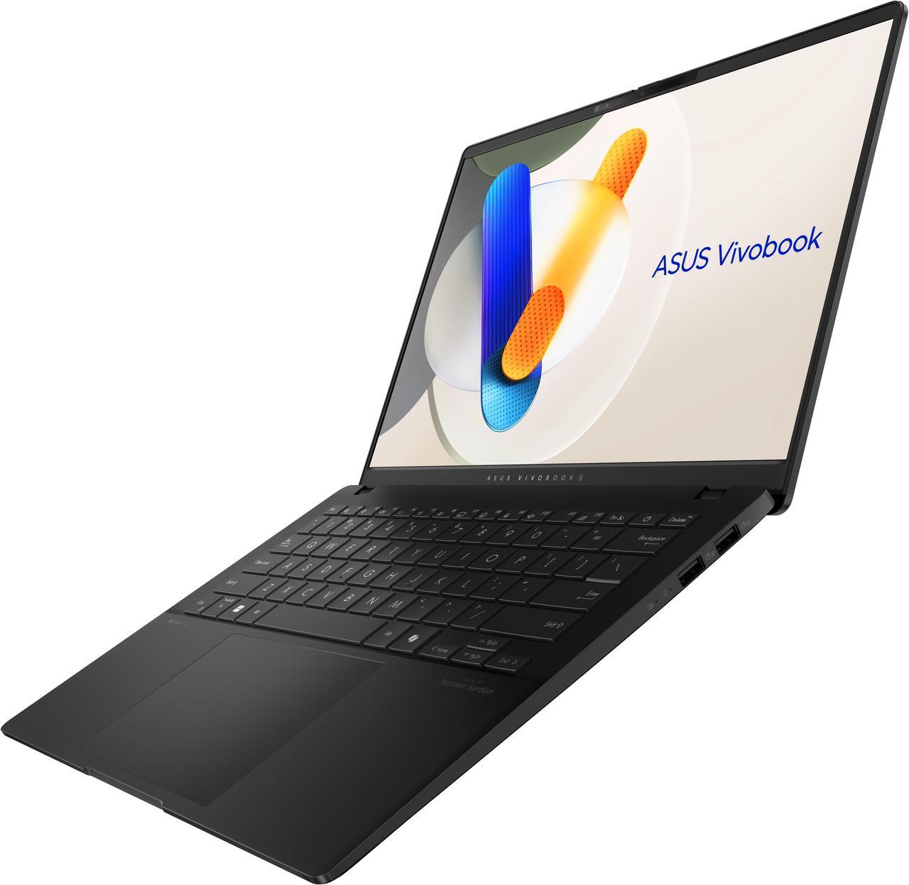 Alt view image 3 of 16 - ASUS Vivobook S 14" Copilot+ PC Laptop AMD Ryzen AI 9 365  24 GB LPDDR5X Memory 512 GB PCIe SSD AMD Radeon 880M Windows 11 Home 64-bit M5406WA-DS76
