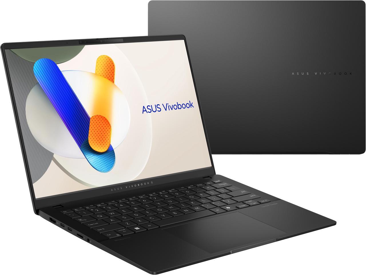 Alt view image 2 of 16 - ASUS Vivobook S 14" Copilot+ PC Laptop AMD Ryzen AI 9 365  24 GB LPDDR5X Memory 512 GB PCIe SSD AMD Radeon 880M Windows 11 Home 64-bit M5406WA-DS76