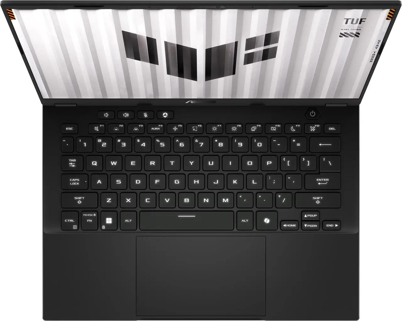 Alt view image 3 of 10 - ASUS TUF Gaming A14 FA401UV-DB74 Gaming Laptop, 14' IPS Display AMD Ryzen 7 8845HS 16GB RAM 1TB SSD, NVIDIA GeForce RTX 4060 Graphics, Windows 11 Home