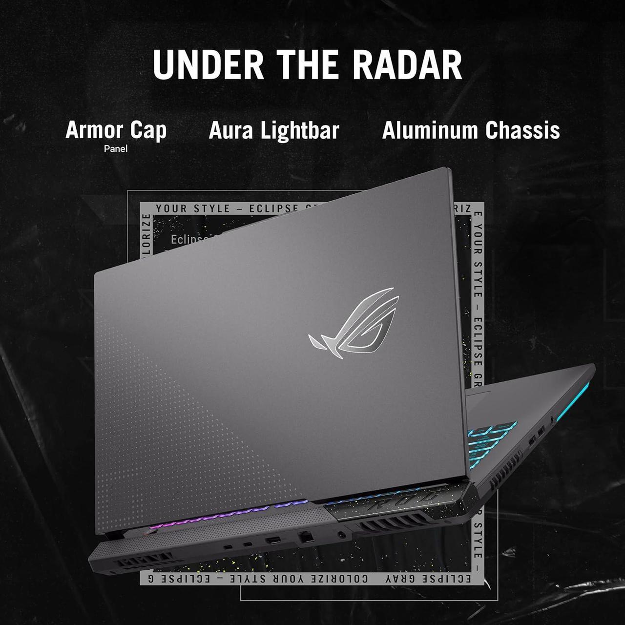 Alt view image 4 of 9 - ASUS ROG Strix G17 Gaming Laptop AMD Ryzen 9 7845HX 3.0 GHz NVIDIA GeForce RTX 4060 16GB Memory 1 TB PCIe SSD 17.3" WQHD Windows 11 Home G713PV-WS94