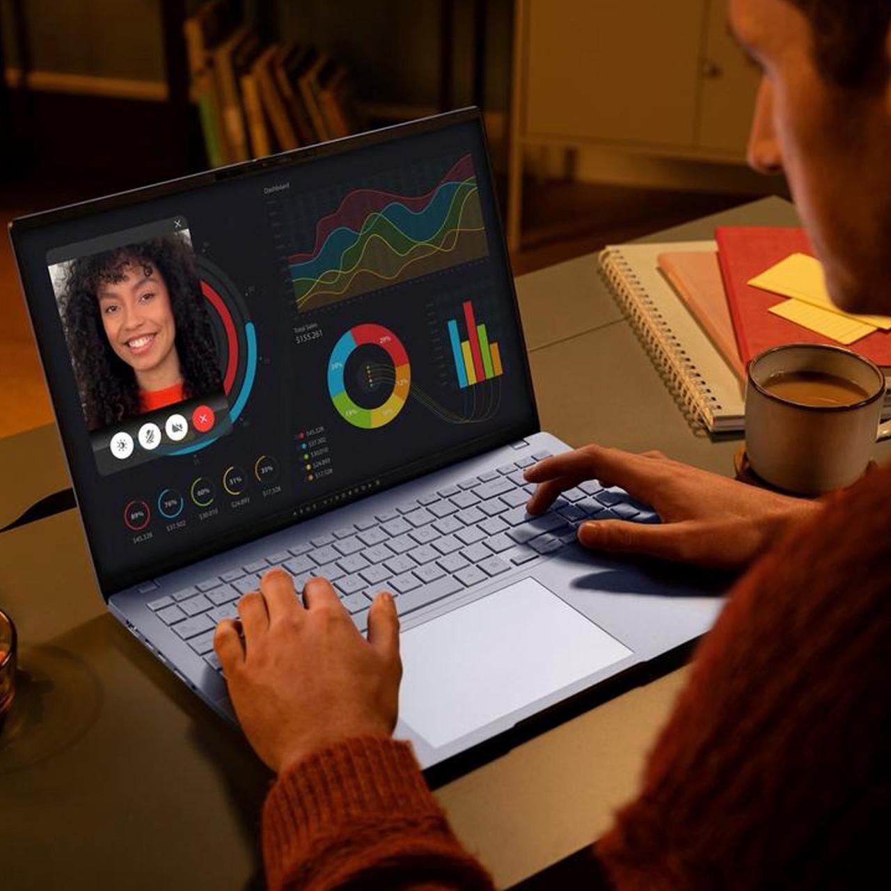 Alt view image 7 of 10 - ASUS Vivobook S 14.0" Laptop Ultra 7 258V 140V 32GB RAM 1 TB PCIe SSD Windows 11 Home S5406SA-DH76