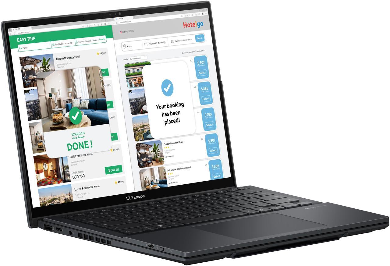 Alt view image 10 of 17 - ASUS ZenBook Duo 14.0" Laptop Ultra 7 255H 32GB RAM 1 TB PCIe SSD Windows 11 Home UX8406CA-DS79T