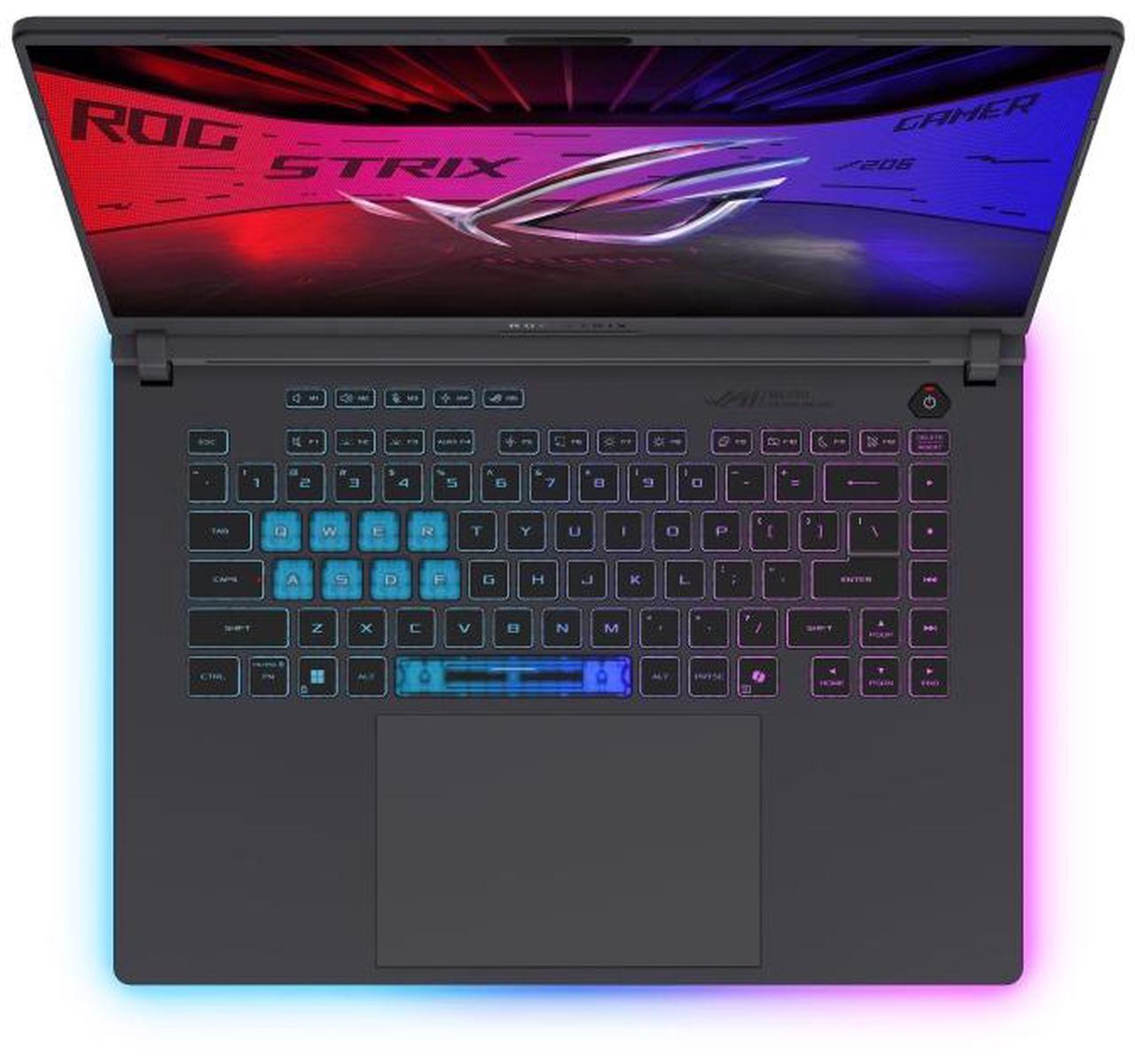 Alt view image 2 of 18 - ASUS ROG Strix G16 - 16" GeForce RTX 5070 Ti Laptop GPU - Intel Core Ultra 9 275HX  - 32GB Memory - 1TB PCIe 4.0 NVMe M.2 SSD - Windows 11 Home - Gaming Laptop - 240 Hz (G615LR-DS96-CA )