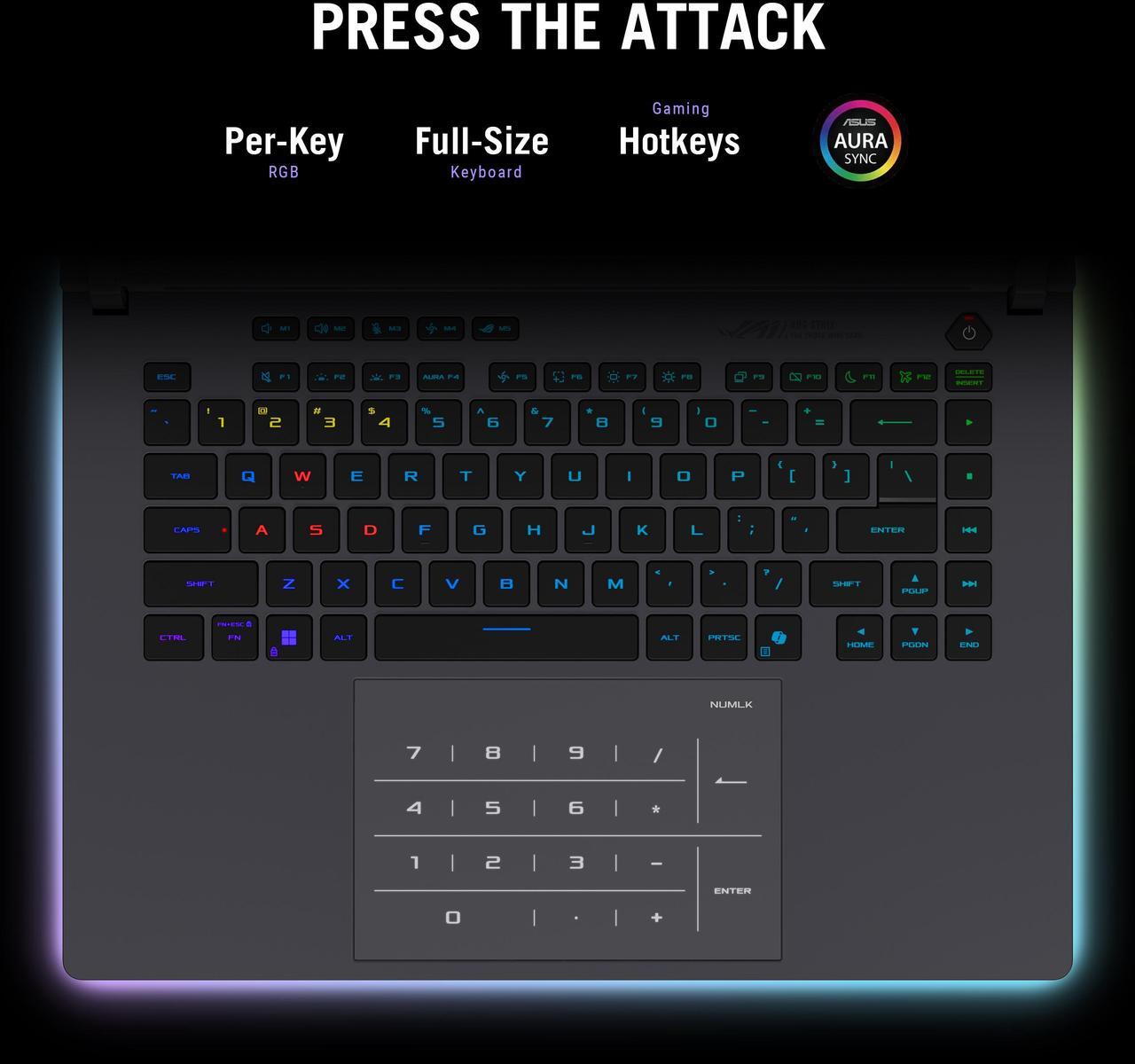 Alt view image 19 of 19 - ASUS ROG Strix G16 - 16" GeForce RTX 5070 Laptop GPU - Intel Core Ultra 9 275HX - 32GB Memory - 1TB PCIe 4.0 NVMe M.2 SSD - Windows 11 Pro - Gaming Laptop - 240 Hz (G615LP-XS97 )
