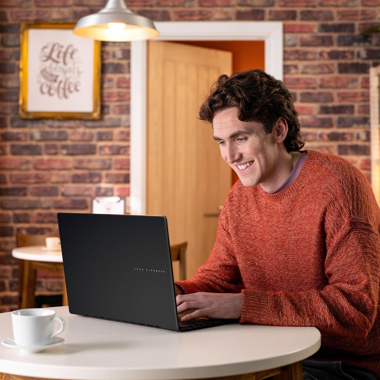 Alt view image 11 of 10 - ASUS Vivobook S16 16" Copilot+ PC Laptop AMD Ryzen AI 7 350 16GB Memory 1 TB NVMe SSD AMD Radeon 860M 1 Windows 11 Home M5606KA-DS76