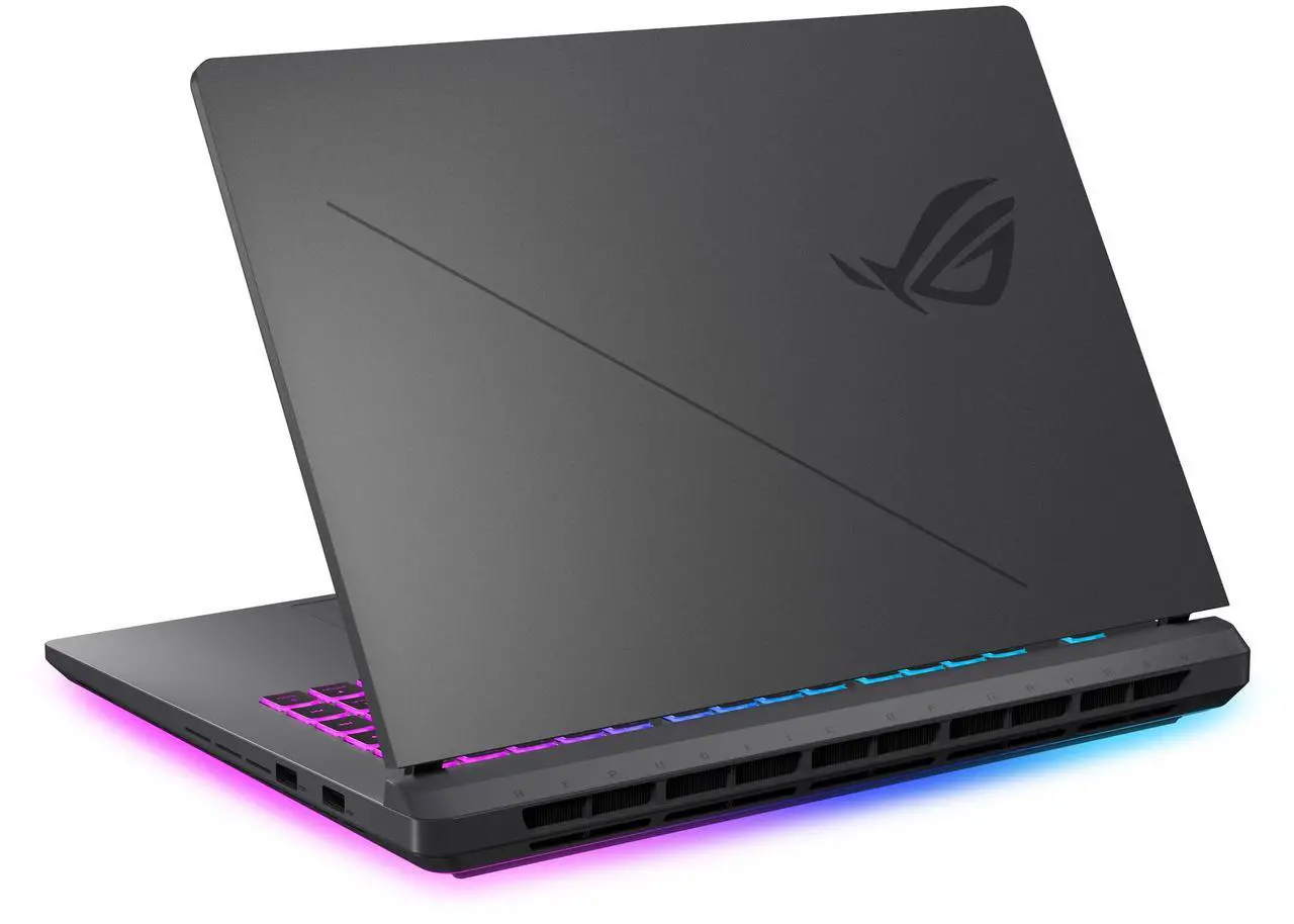Alt view image 13 of 13 - ASUS ROG Strix G16 - 16" GeForce RTX 5070 Laptop GPU - AMD Ryzen 9 9955HX  - 32GB Memory - 1 TB PCIe SSD - Windows 11 Home - Gaming Laptop - 240 Hz (G614FP-DS96 )