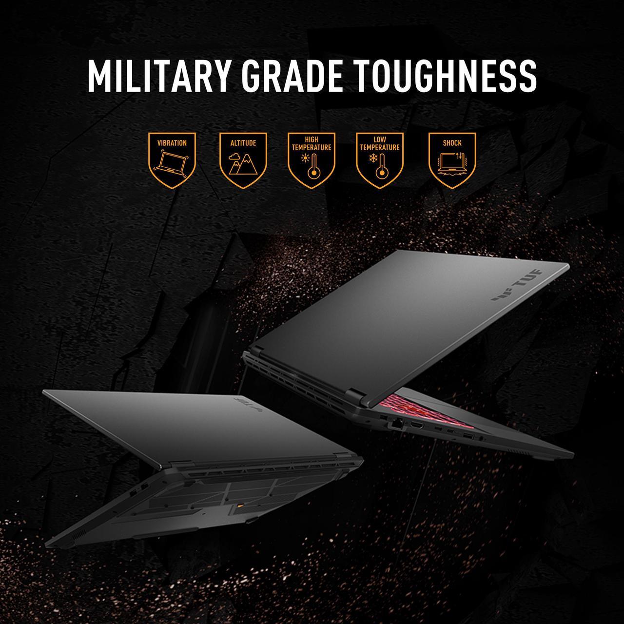 Alt view image 7 of 11 - ASUS TUF Gaming - 18" GeForce RTX 5070 Laptop GPU - AMD Ryzen 7 260  - 16GB (8GBx2) Memory - 1 TB PCIe SSD - Windows 11 Home - Gaming Laptop - 240 Hz IPS (FA808UP-NS74 )