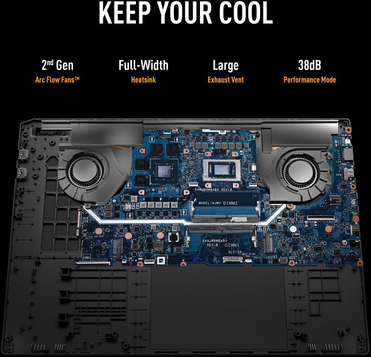 Alt view image 8 of 11 - ASUS TUF Gaming - 18" GeForce RTX 5070 Laptop GPU - AMD Ryzen 7 260  - 16GB (8GBx2) Memory - 1 TB PCIe SSD - Windows 11 Home - Gaming Laptop - 240 Hz IPS (FA808UP-NS74 )