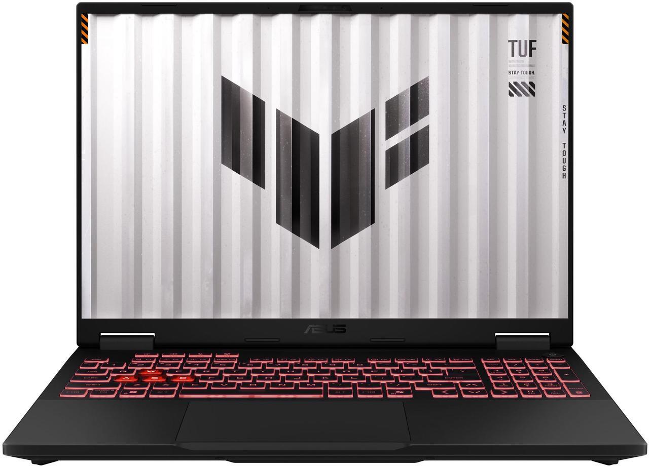 Main image of ASUS TUF Gaming A16 - 16" GeForce RTX 5060 Laptop GPU - AMD Ryzen 7 260  - 16GB Memory - 512 GB NVMe SSD - Windows 11 Home - Gaming Laptop - 165 Hz IPS (FA608UM-NS73 )