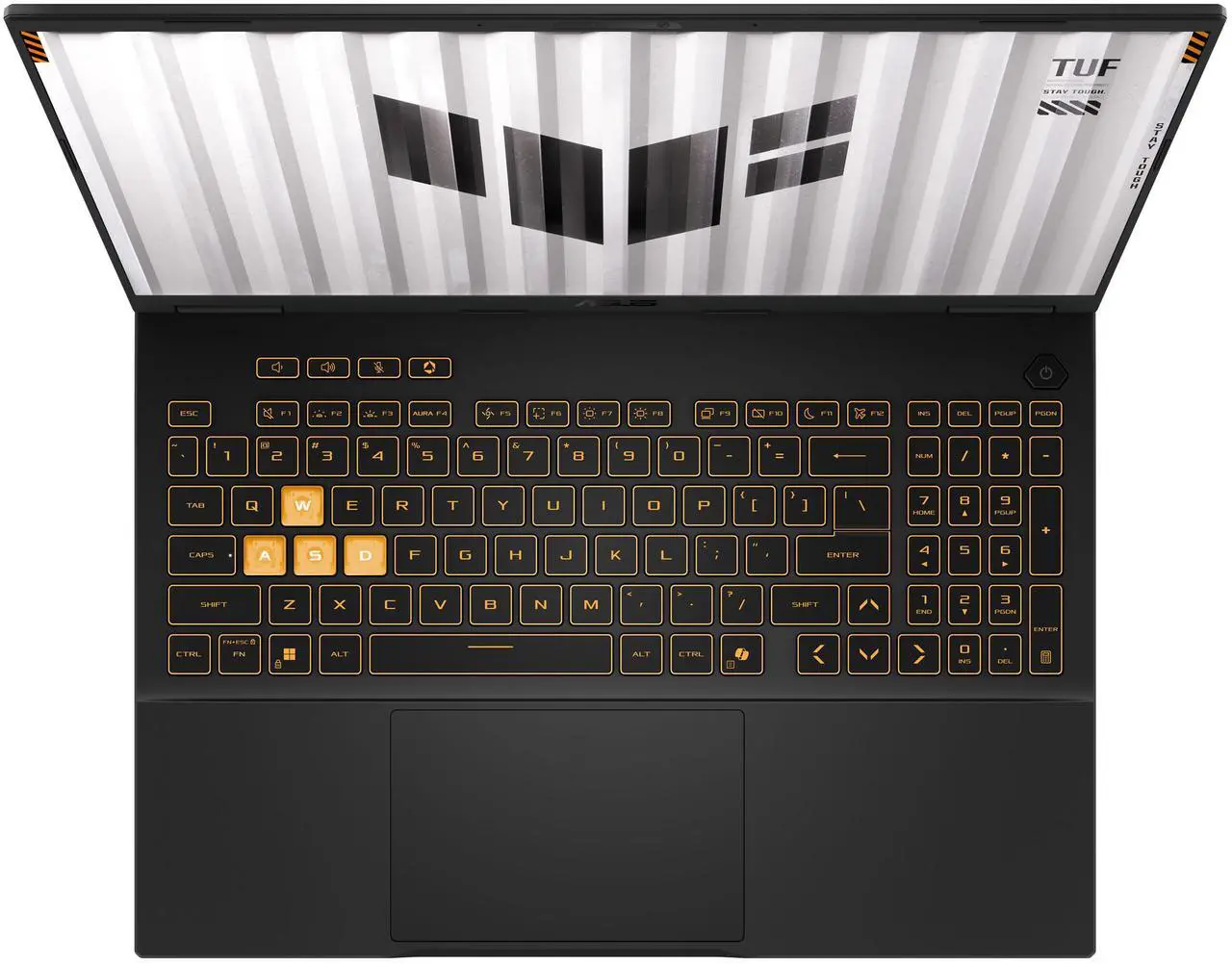 Alt view image 3 of 6 - ASUS TUF Gaming F16 (2025) Gaming Laptop, 16” FHD+ 165Hz 16:10 Display, Intel® Core™ i7 Processor 14650HX, NVIDIA® GeForce RTX™ 5050, 16GB DDR5, 512GB PCIe Gen4 SSD, Wi-Fi 6E, Windows (FX608JHR-ES73 )