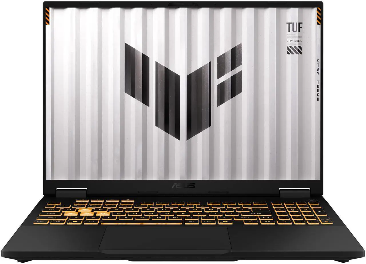 Main image of ASUS TUF Gaming F16 (2025) Gaming Laptop, 16” FHD+ 165Hz 16:10 Display, Intel® Core™ i7 Processor 14650HX, NVIDIA® GeForce RTX™ 5050, 16GB DDR5, 512GB PCIe Gen4 SSD, Wi-Fi 6E, Windows (FX608JHR-ES73 )