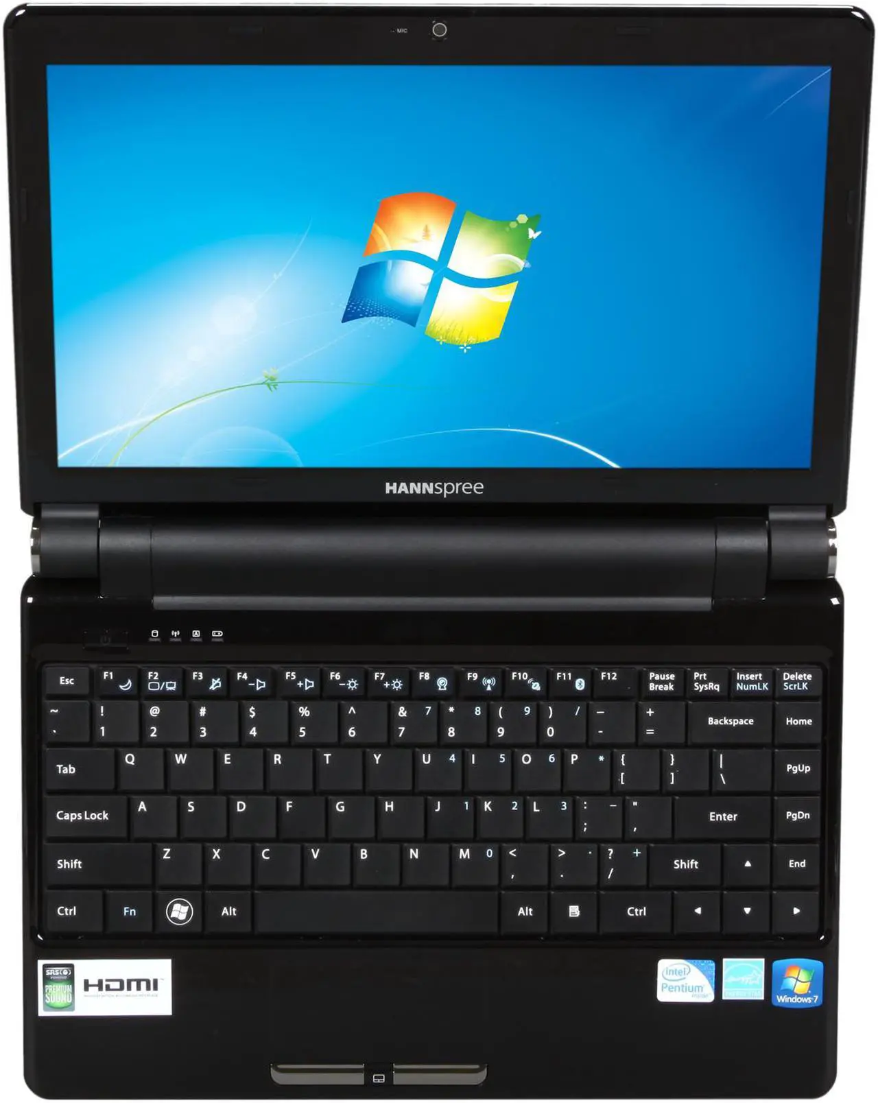Alt view image 6 of 8 - Hannspree Laptop Intel Pentium SU4100 2GB Memory 320GB HDD Intel GMA 4500MHD 12.1" Windows 7 Home Premium SN12E23BUP212