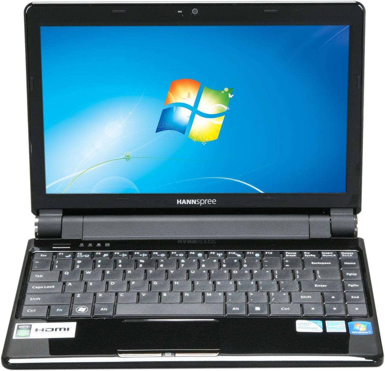 Alt view image 3 of 7 - Hannspree Laptop Intel Pentium SU4100 2GB Memory 320GB HDD Intel GMA 4500MHD 12.1" Windows 7 Home Premium SN12E238UP212