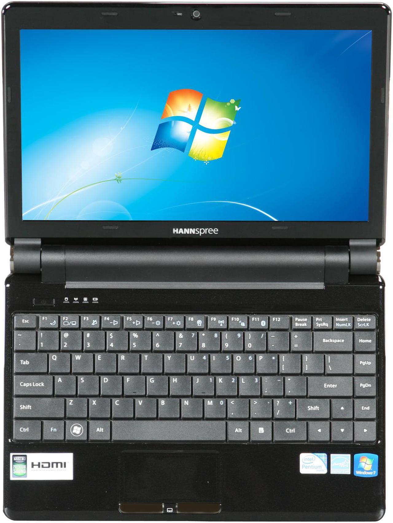 Alt view image 6 of 8 - Hannspree Laptop Intel Pentium SU4100 2GB Memory 320GB HDD Intel GMA 4500MHD 12.1" Windows 7 Home Premium SN12E24B7P