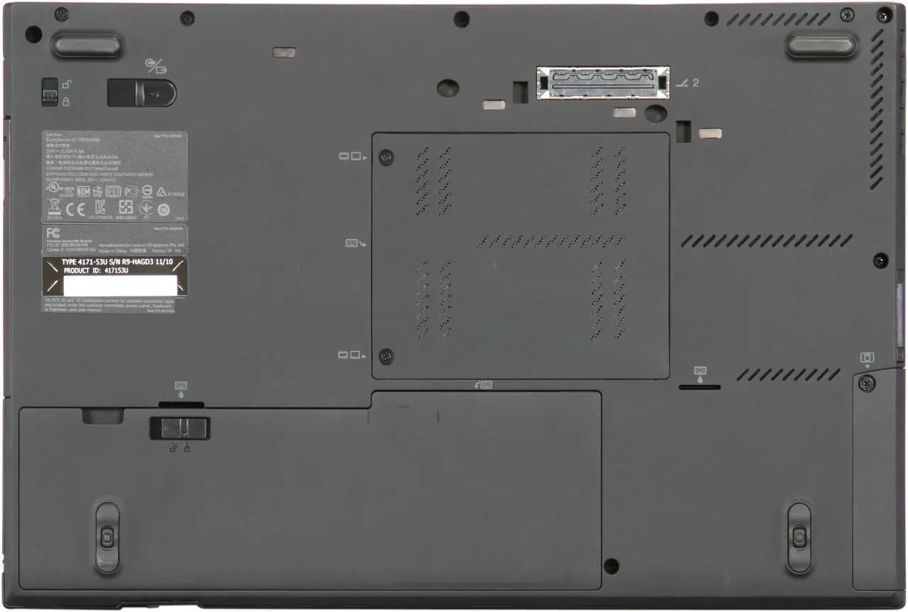 Alt view image 7 of 8 - ThinkPad T Series T420s (417153U) Notebook Intel Core i5 2540M(2.60GHz) 14" 4GB Memory DDR3 1333 128GB SSD DVD±R/RW Intel HD Graphics 3000