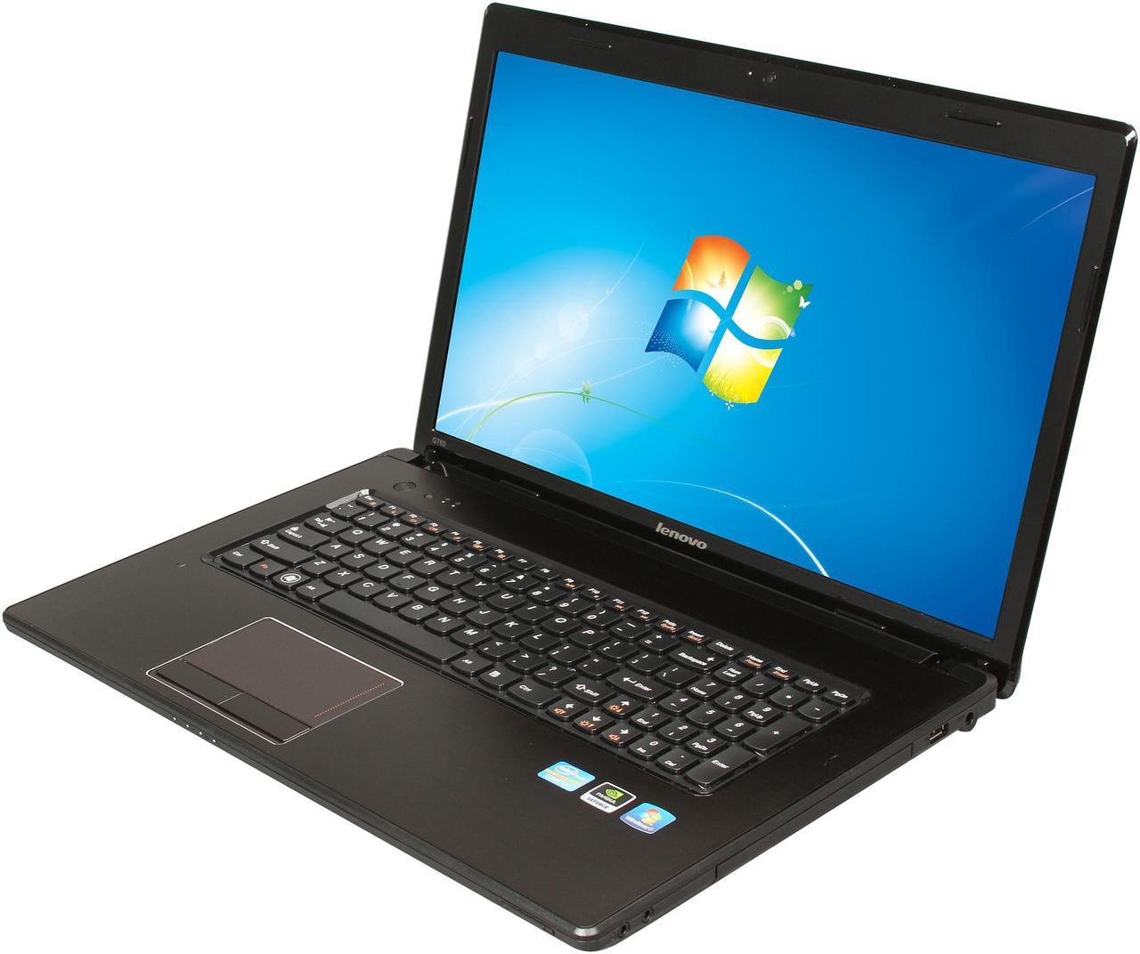 Lenovo Laptop Intel Core i7-3520M 6GB Memory 750GB HDD NVIDIA GeForce GT 630M 17.3" Windows 7 Home Premium 64-Bit G780 (21823UU)