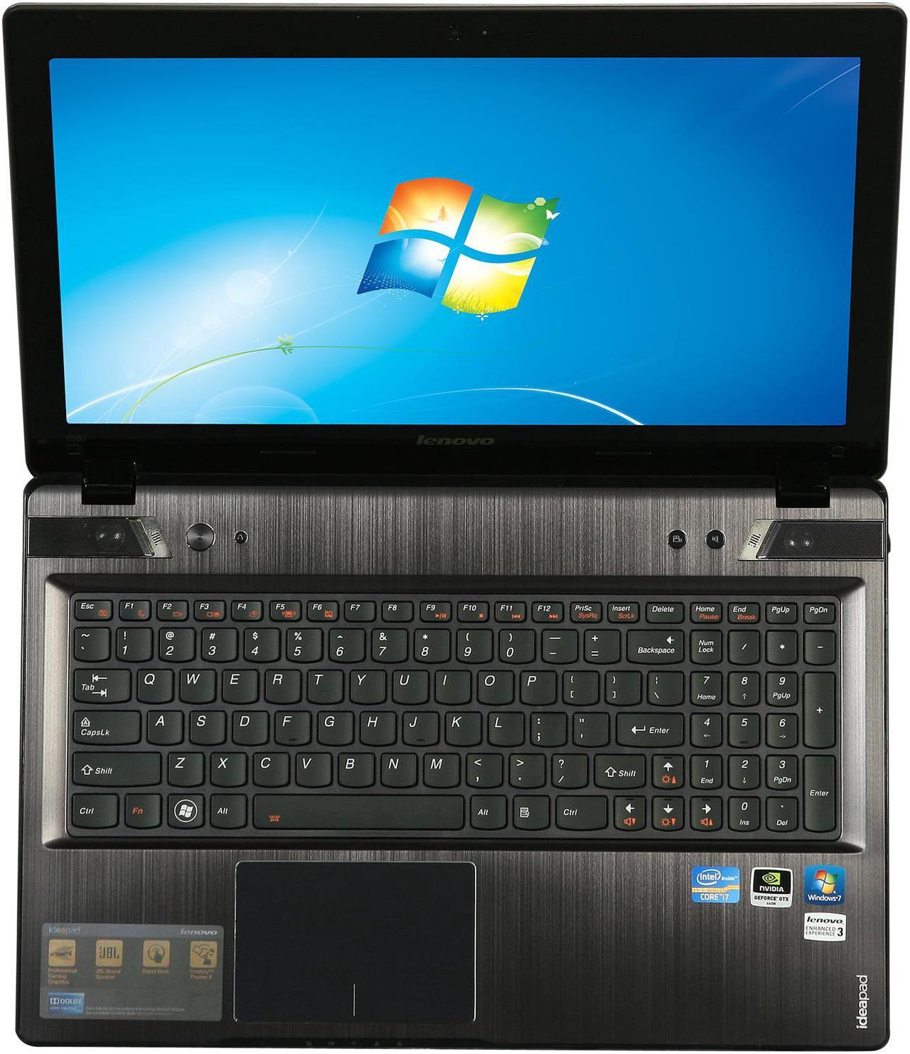 Alt view image 6 of 8 - Lenovo Laptop IdeaPad Intel Core i7-3610QM 6GB Memory 750GB HDD NVIDIA GeForce GTX 660M 15.6" Windows 7 Home Premium 64-Bit Y580 (20994CU)