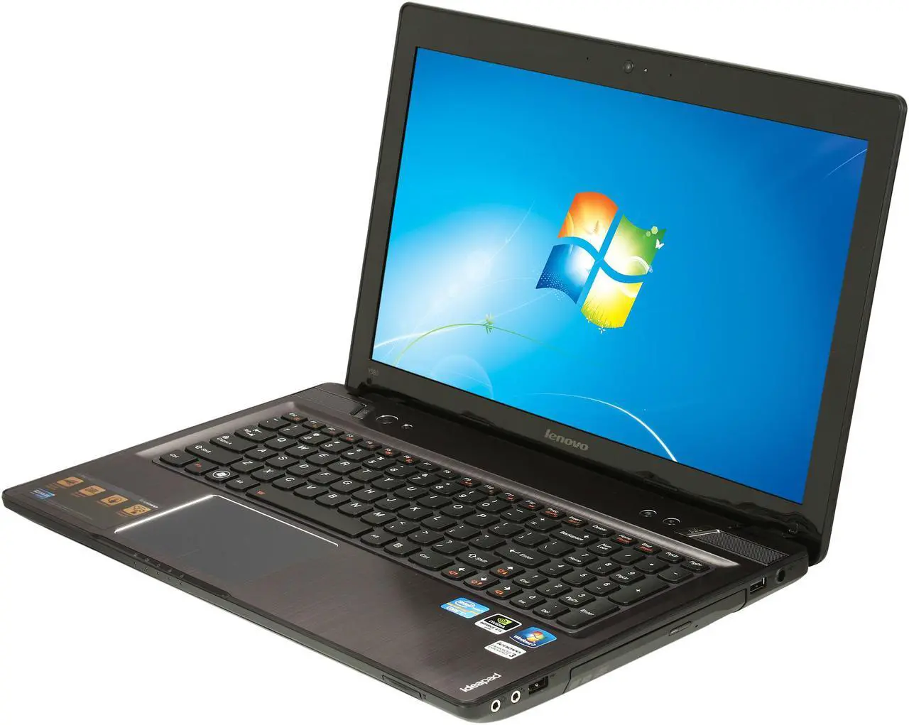 Main image of Lenovo Laptop IdeaPad Intel Core i7-3610QM 8GB Memory 750GB HDD 64 GB SSD NVIDIA GeForce GTX 660M 15.6" Windows 7 Home Premium 64-Bit Y580 (20994EU)