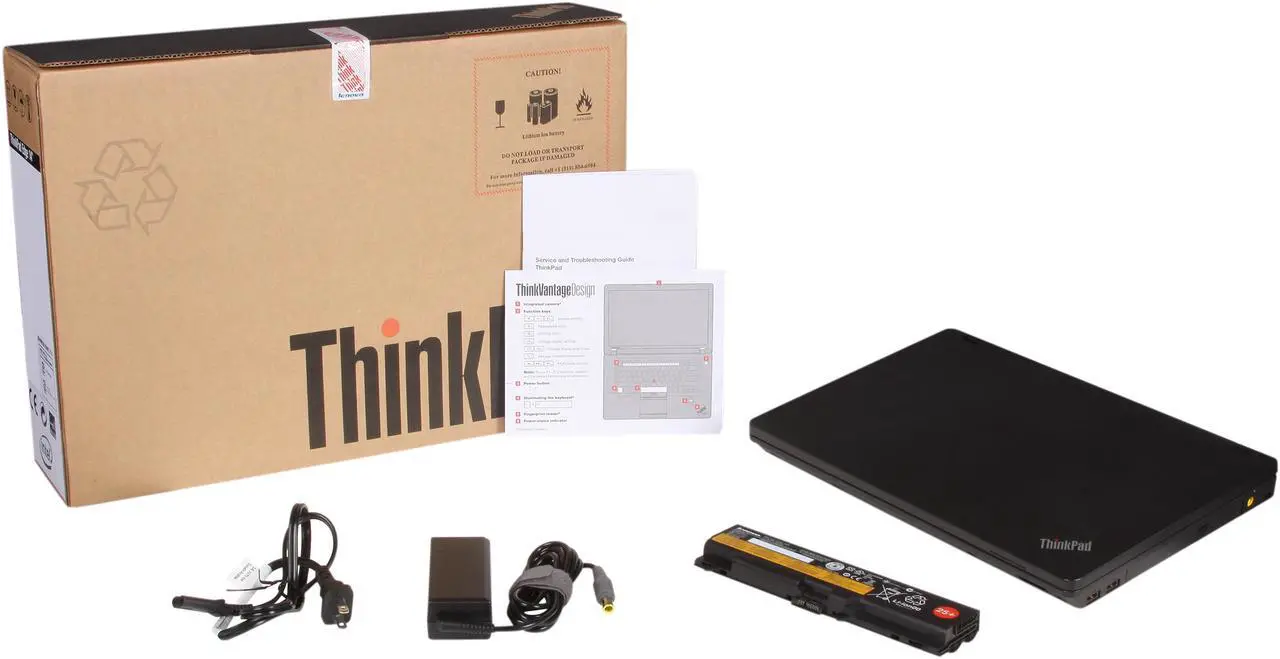 Alt view image 8 of 8 - Lenovo ThinkPad Edge 14 05796AU 14" LED Notebook - Core i3 i3-380M 2.53GHz - Black Textured
