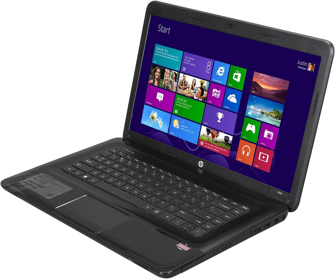 Main image of HP Laptop AMD E1-1200 4GB Memory 320GB HDD AMD Radeon HD 7310 15.6" Windows 8 2000-2b10NR