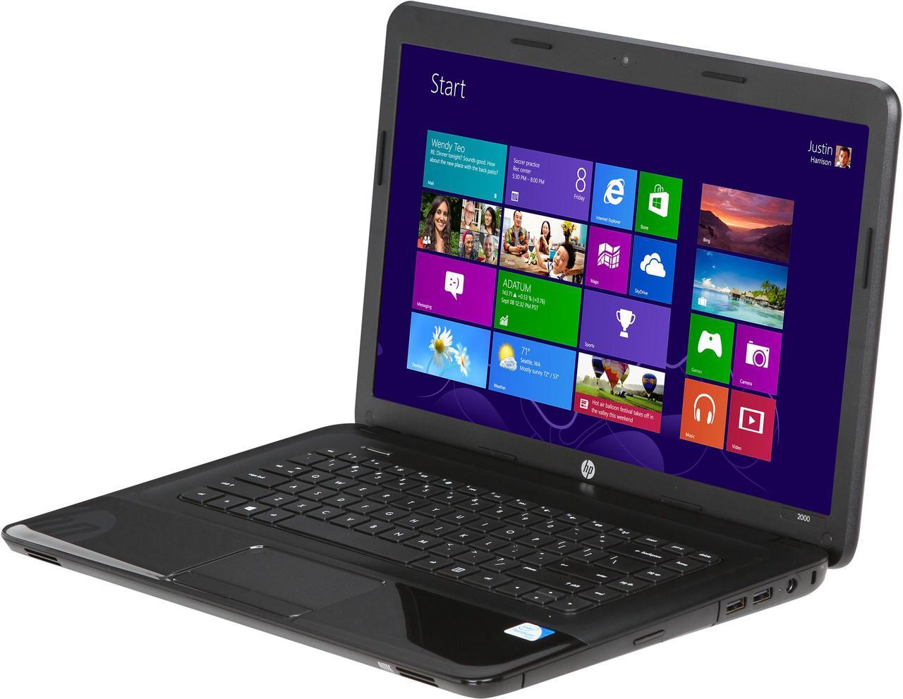 Main image of HP Laptop Intel Pentium 2020M 4GB DDR3 Memory 500GB HDD Intel HD Graphics 15.6" Windows 8 2000-2c20NR