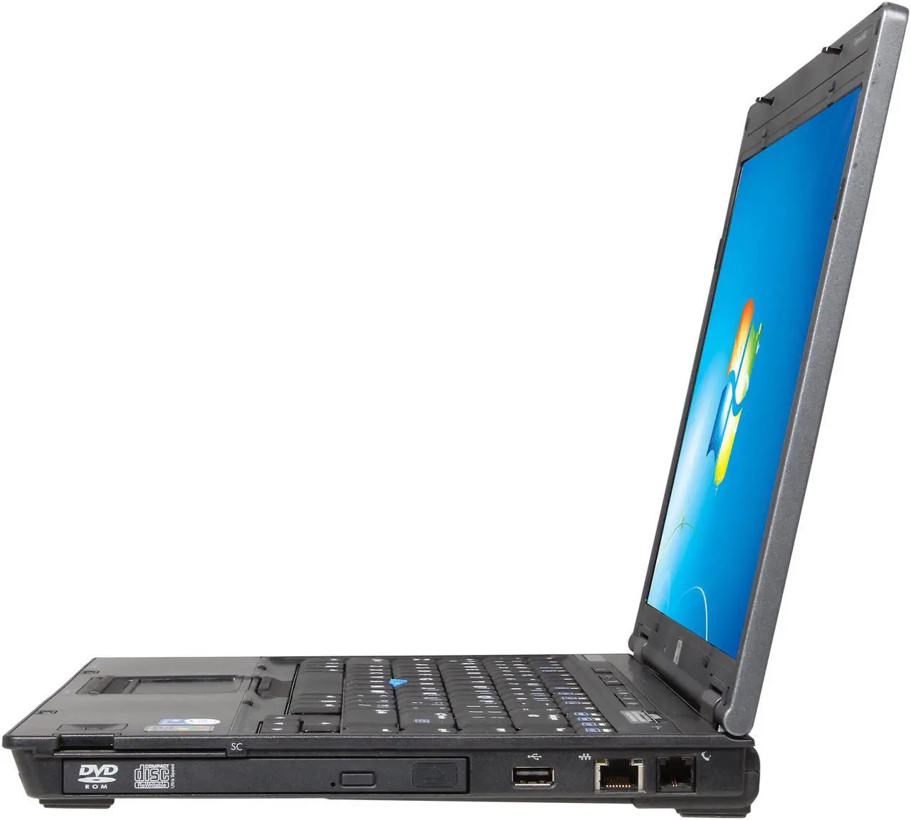 Alt view image 2 of 8 - HP Compaq Laptop 1.80GHz 2GB Memory 80GB HDD Intel GMA 950 14.1" Windows 7 Home Premium 32-Bit NC6400