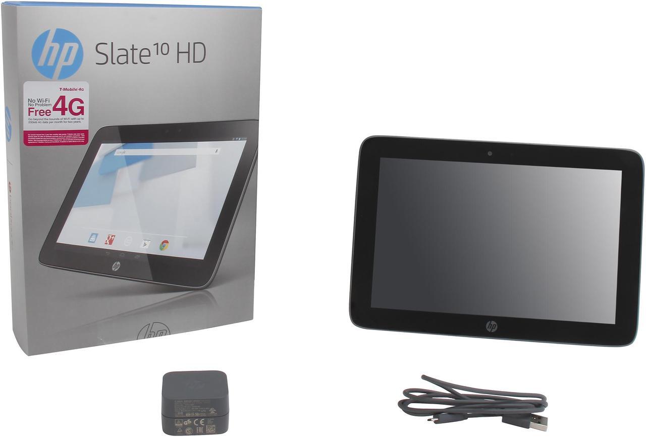 Alt view image 8 of 8 - HP Slate S10 Android Tablet – Dual-Core 1.2GHz 1GB RAM / 16GB SSD 10” Touchscreen, T-Mobile 4G Beats Audio (S10-3600US)