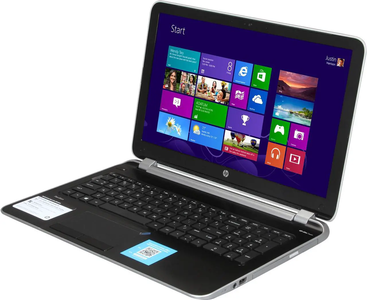 Main image of HP Laptop Pavilion AMD A8-5545M 6GB Memory 750GB HDD AMD Radeon HD 8510G 15.6" Windows 8 15-n067nr (E9G57UA#ABA)
