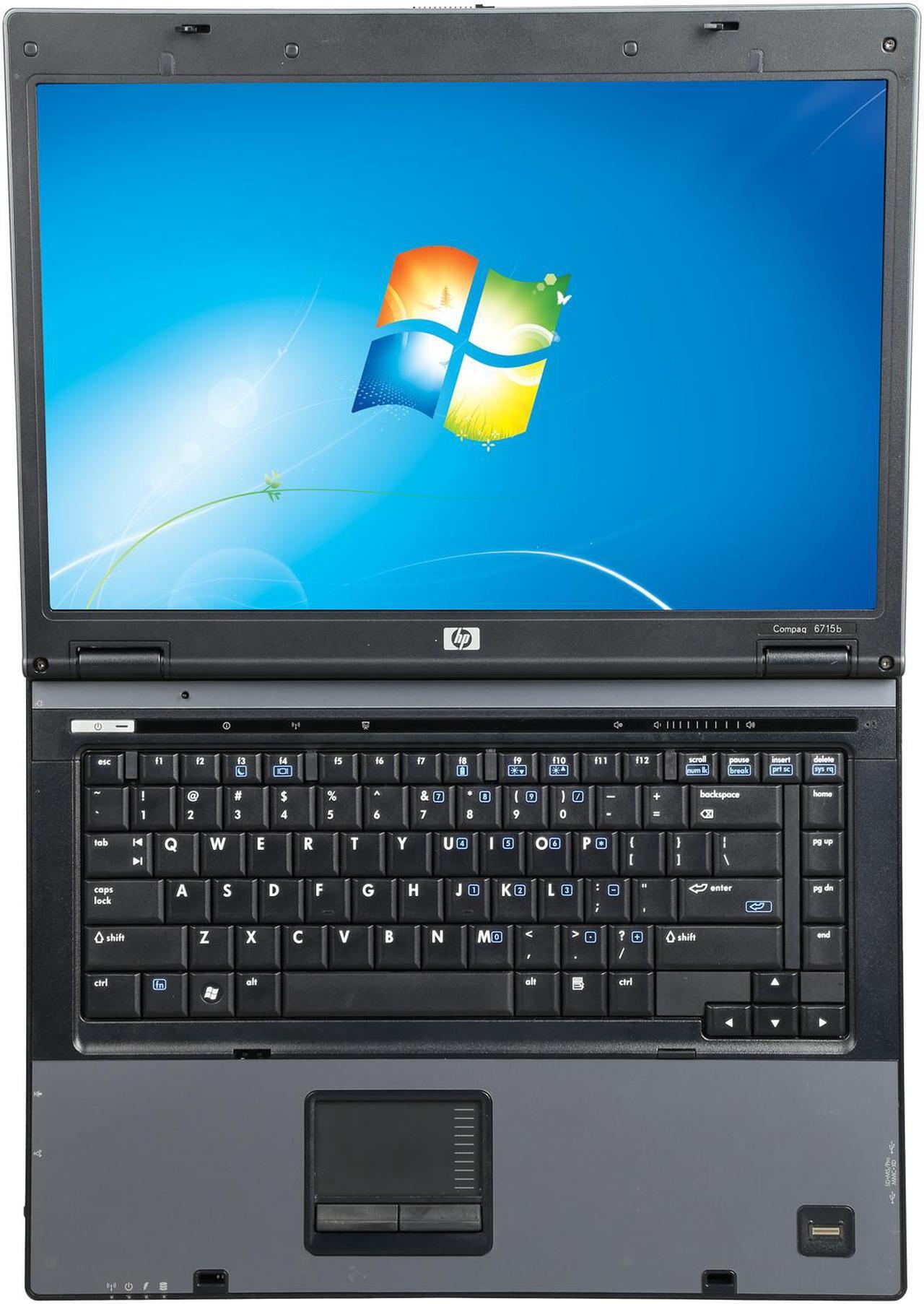 Alt view image 7 of 8 - HP 6715B 15.5" Notebook with AMD Turion 64 X2 1.90Ghz, 2GB RAM, 80GB HDD, DVD-CDRW, Windows 7 Home Premium 32 Bit (Microsoft Authorized Refurbish) w/1 Year Warranty
