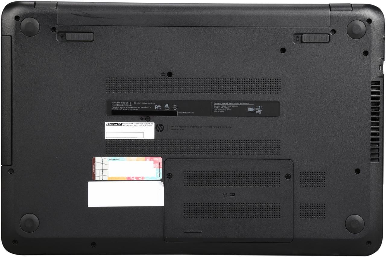 Alt view image 8 of 8 - HP Laptop Pavilion 15-f008cl AMD A-Series A6-5200 (2.00 GHz) 4 GB Memory 500 GB HDD 15.6" Windows 8.1 with 1 Year Warranty
