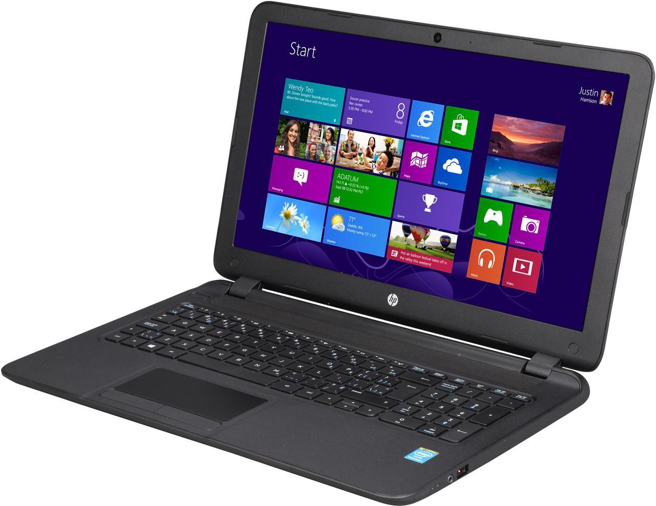 HP Laptop Intel Pentium N3540 4GB Memory 500GB HDD Intel HD Graphics 15.6" Windows 8.1 64-Bit 15-f113ca