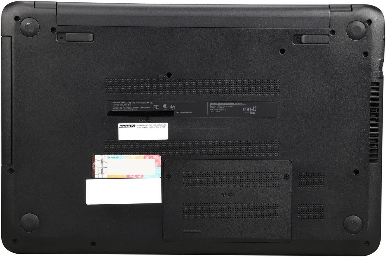 Alt view image 7 of 8 - HP Laptop 15-F033WM Intel Celeron N2830 (2.16GHz) 4GB Memory 500GB HDD 15.6" Windows 8.1 64-bit 1 Year warranty