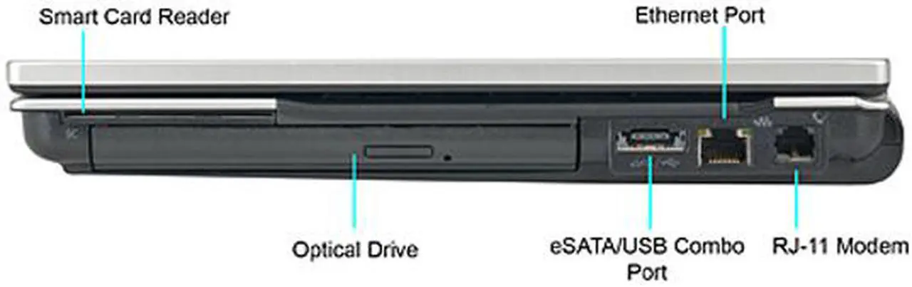 Alt view image 3 of 13 - HP Laptop EliteBook Intel Core i5-520M 8GB Memory 128 GB SSD 14.1" Windows 10 Pro 64-Bit 8440P