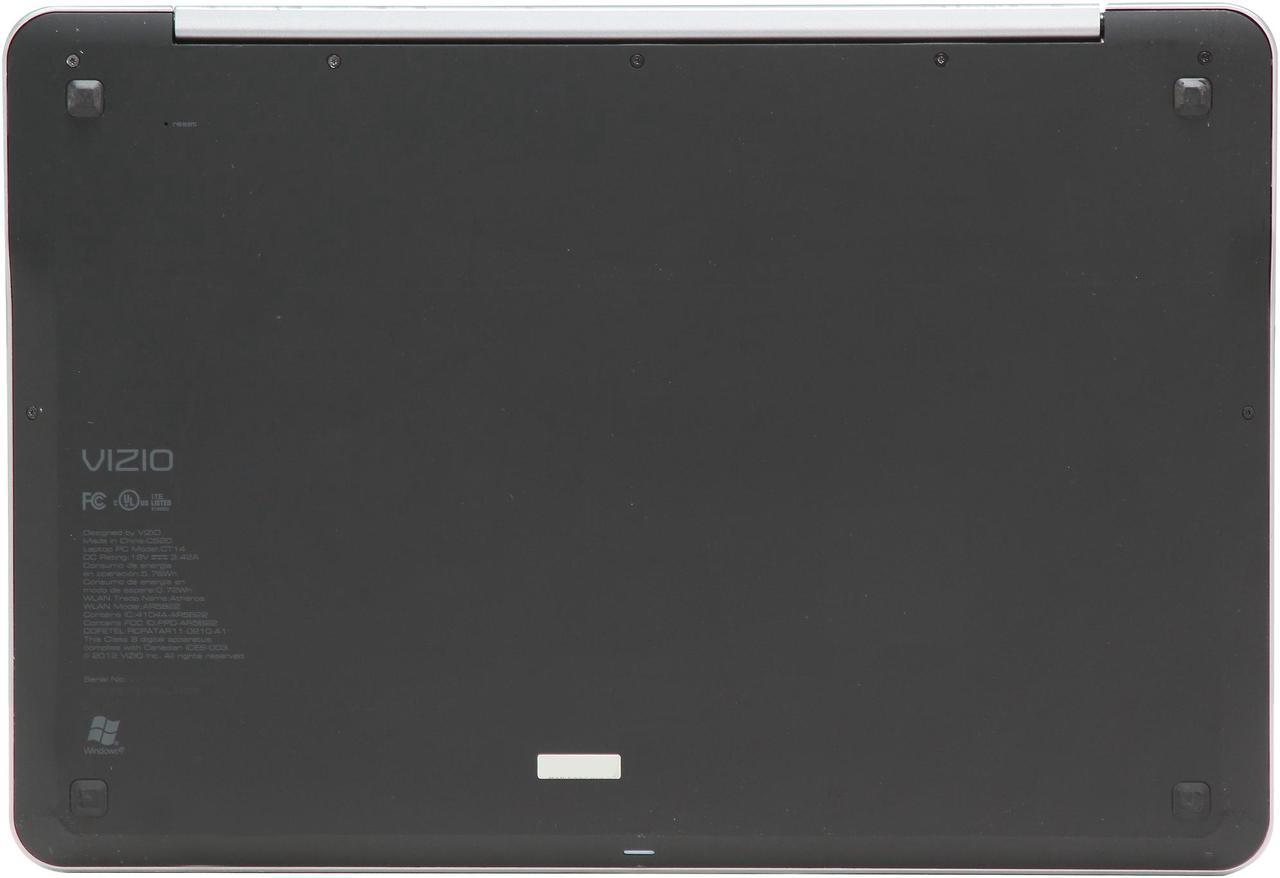 Alt view image 7 of 8 - VIZIO Ultrabook Intel Core i3-3217U 4GB Memory 128 GB SSD Intel HD Graphics 4000 14.0" Non-Touch Screen Windows 7 Home Premium CT14-A0