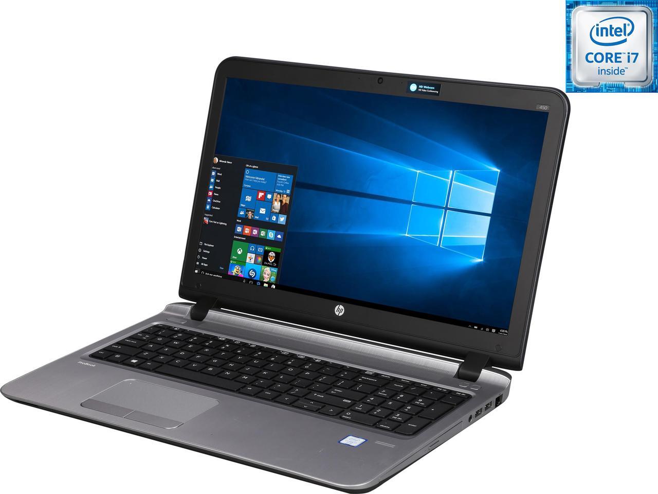 Main image of HP Laptop ProBook Intel Core i7-6500U 8GB Memory 1TB HDD Intel HD Graphics 520 15.6" Non-Touch Screen Windows 7 Professional 64-Bit with Windows 10 Pro License 450 G3 (T4M77UT#ABA)