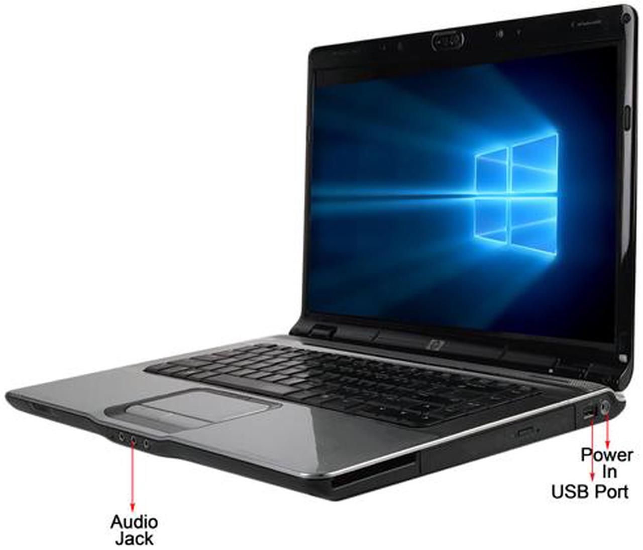 Alt view image 3 of 4 - HP Laptop Pavilion Intel Core 2 Duo T5300 2GB Memory 80GB HDD Integrated Graphics 15.4" Non-Touch Screen Windows 7 Home Premium 32-Bit DV6000