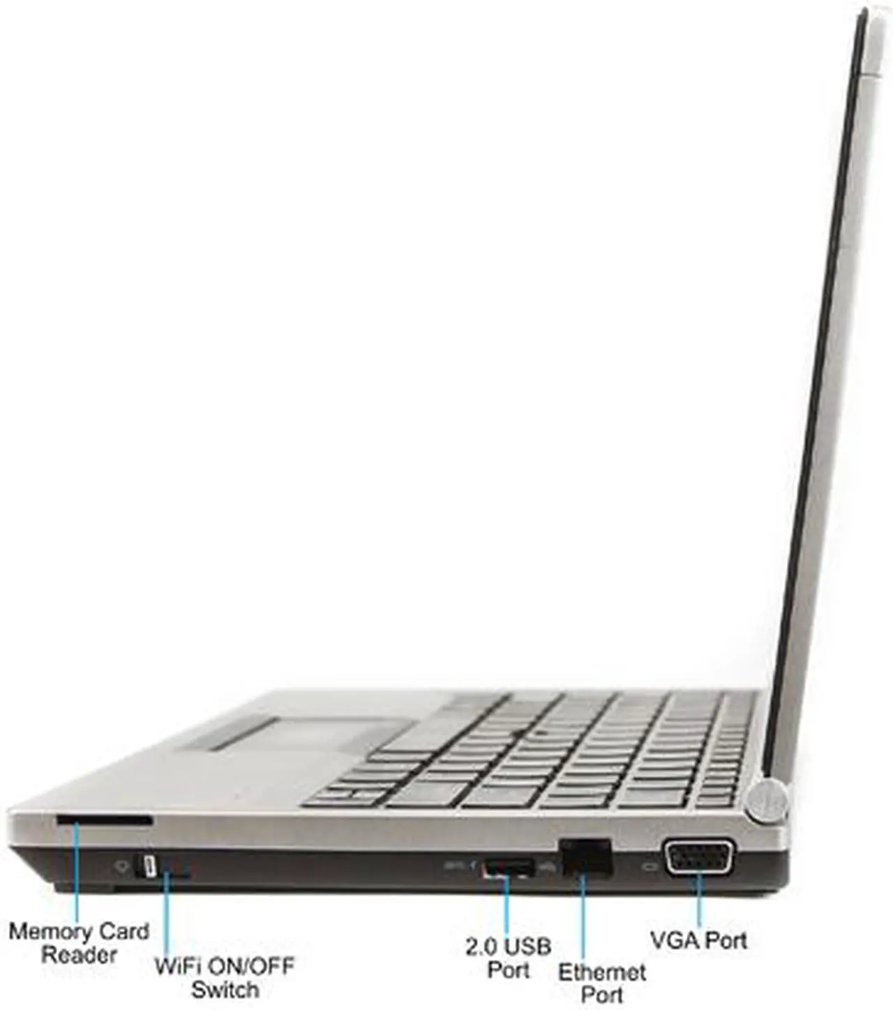 Alt view image 3 of 4 - HP Laptop EliteBook Intel Core i5-3427U 6GB Memory 500GB HDD 11.6" Windows 10 Pro 64-Bit 2170P